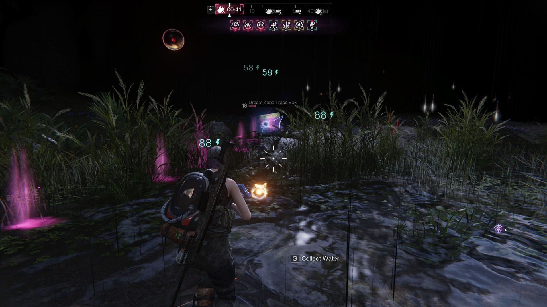 Use AoE weapons while hunting a Dream Zone Trace Box (Image via Starry Studio)